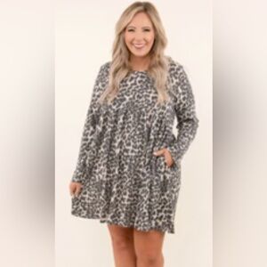 Chic Soul - Animal Print Dress